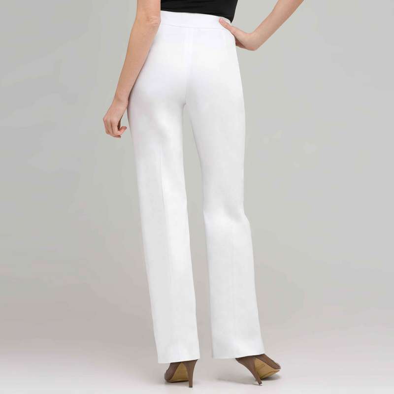 Straight Leg Pant., White, large image number 1