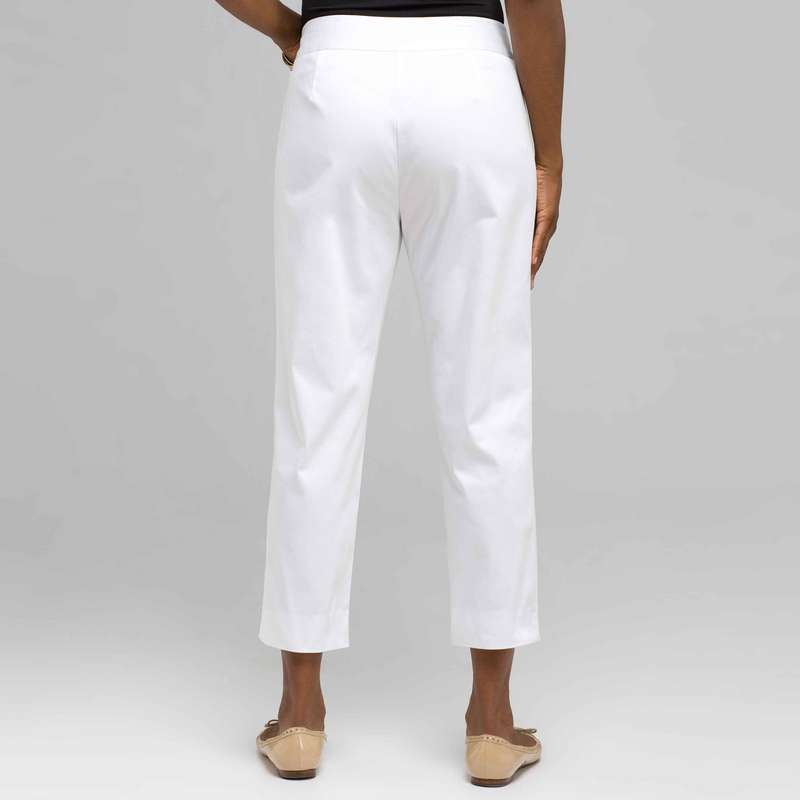 Slim Capri, White, large image number 1